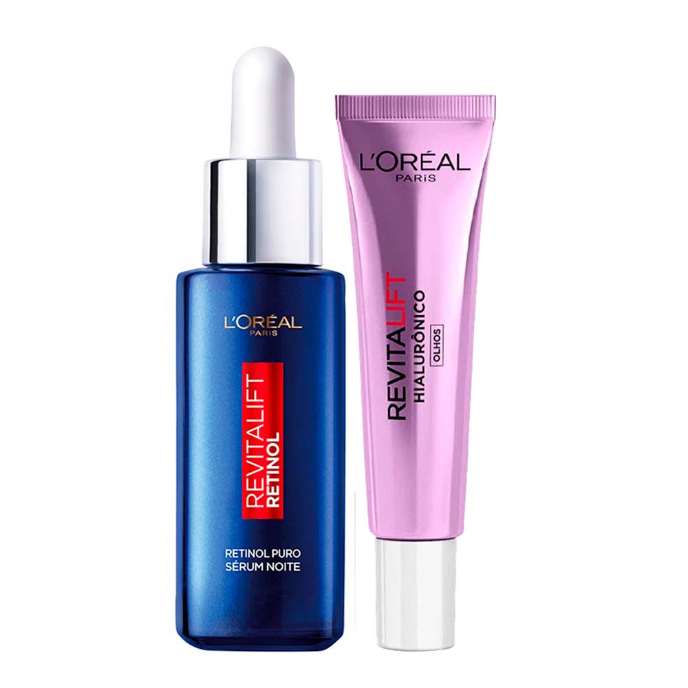 L'Oréal Paris Revitalift Kit - Sérum Antirrugas + Creme para Olhos