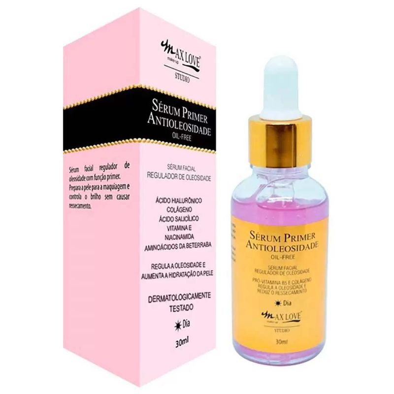 Sérum Primer Antioleosidade Oil-Free Max Love - Época Cosméticos