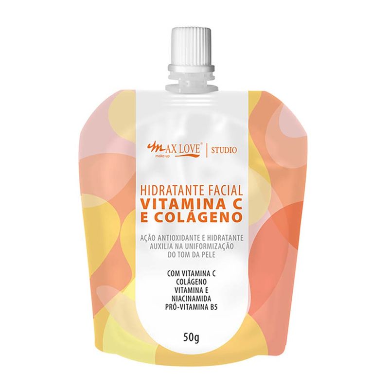 Hidratante Facial Max Love - Vitamina C e Colágeno - 50g