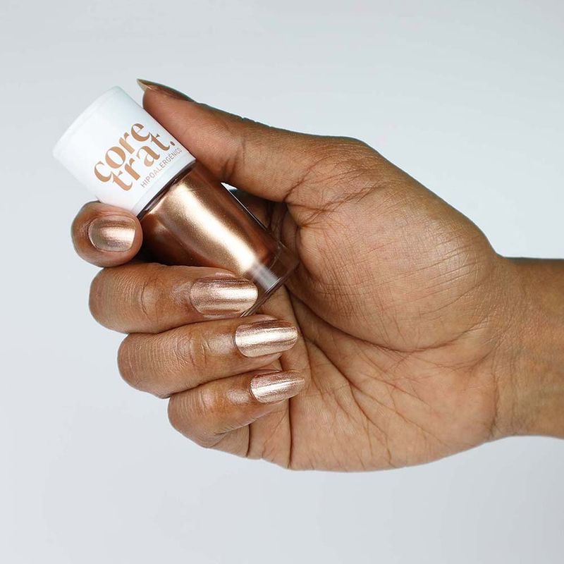 Esmalte Hipoalergênico Coretrat Metálico Caramelo Quente 8,5 Ml Blant