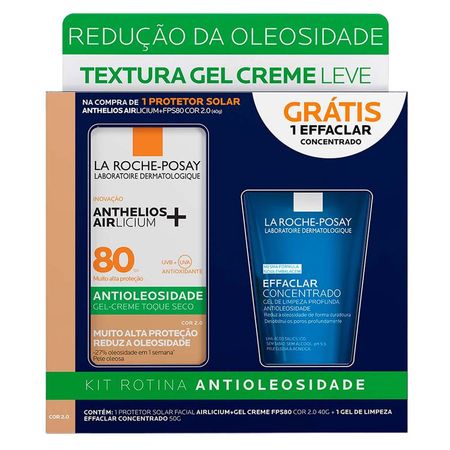 La-Roche-Posay-Rotina-Antioleosidade-Kit---Protetor-Solar-Facial-com-Cor-FPS80-+-Gel-de-Limpeza-Facial-Kit--1