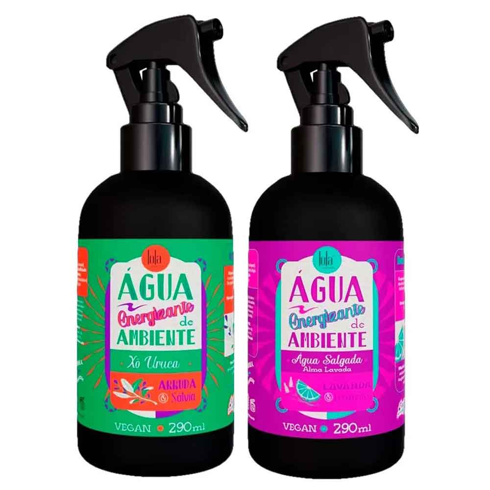 Lola Cosmetics Kit com 2 Águas Energizantes de Ambientes