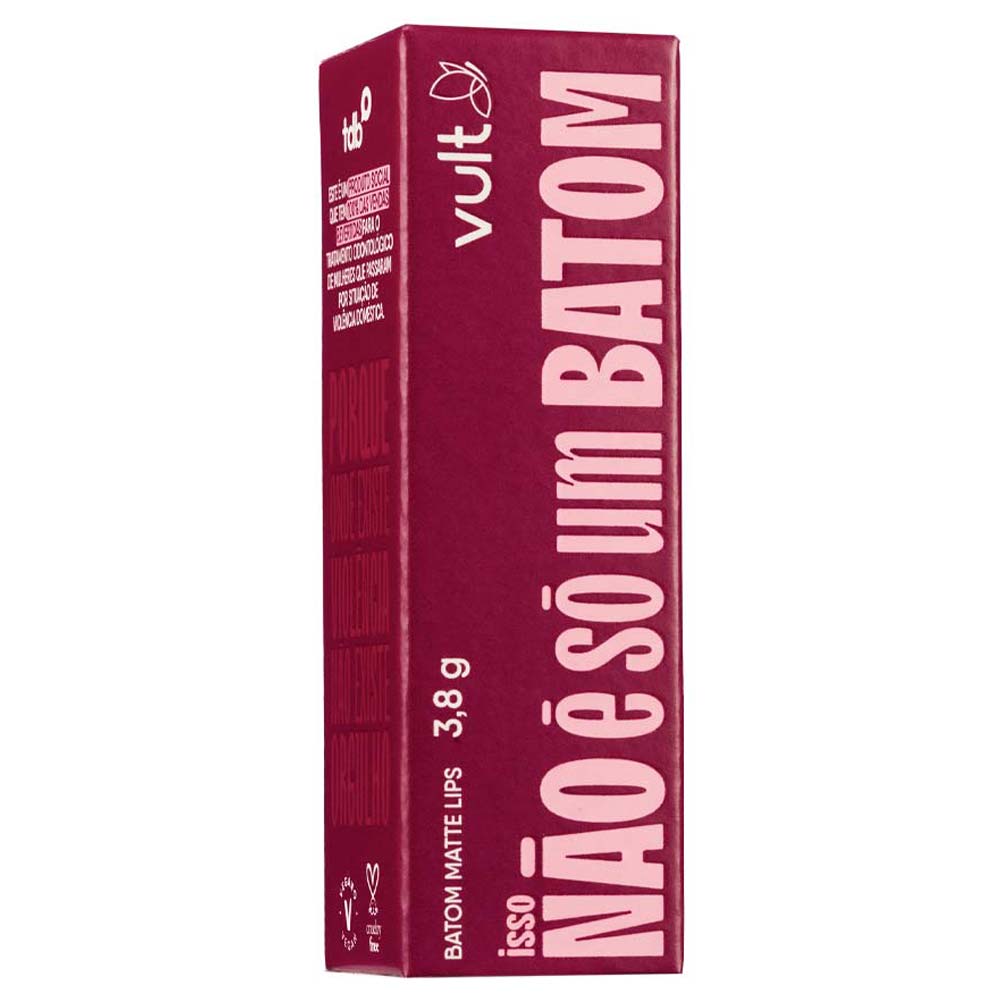 Batom Matte Lips Vult - Isso Não É Só Um Batom