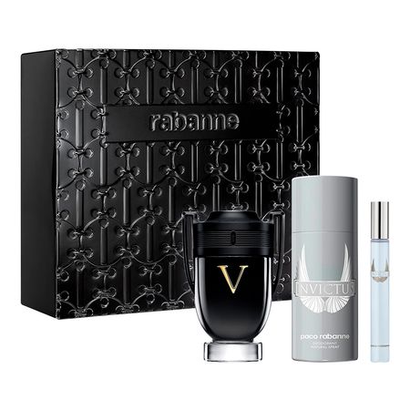 Invictus Victory Rabanne Kit Perfume Masculino EDP Extrême + Desodorante +...