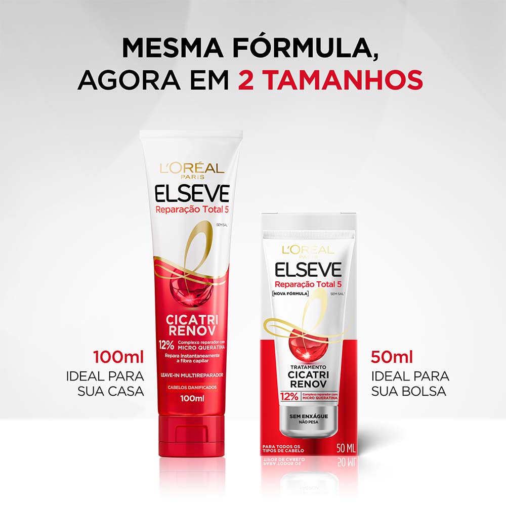 Elseve Reparação Total 5 Cicatri Renov Leave-In