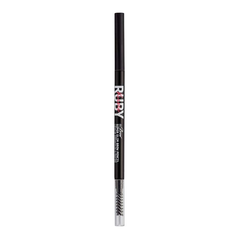 Lápis de Sobrancelha Ruby Kisses - Go Brow Ultrafino - Black Brown