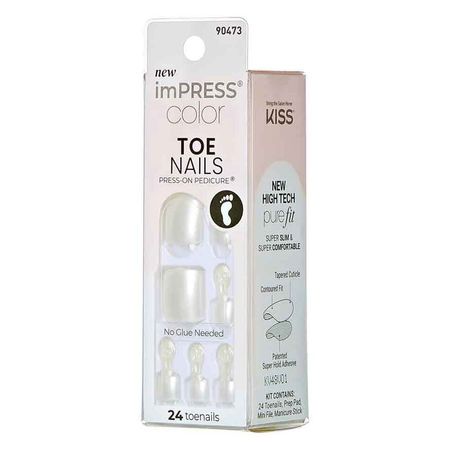 Unhas-Postiças-para-Pés--Impress-Color-By-Kiss-NY---Lustre-White-1-Un--2