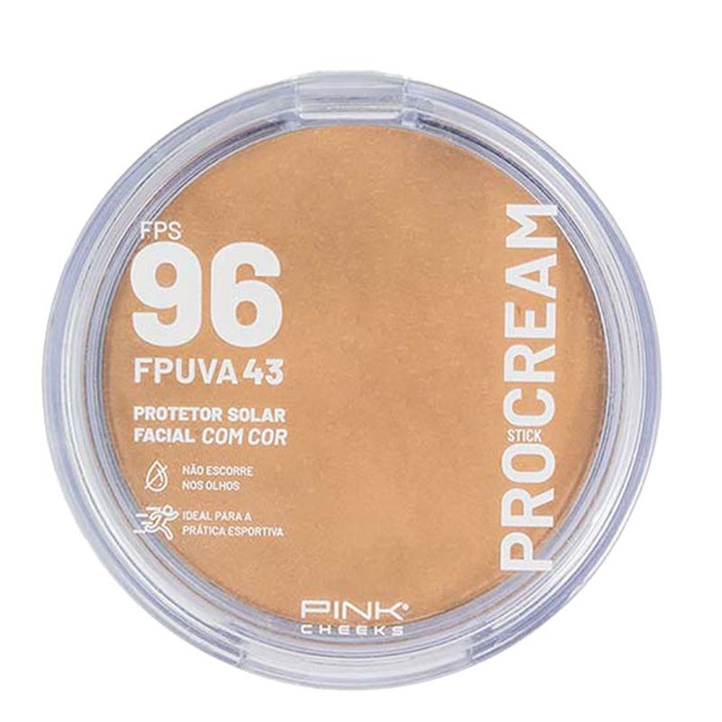 Protetor Solar Facial Multifuncional Pink Cheeks - Pro Cream FPS96 - Pro 10