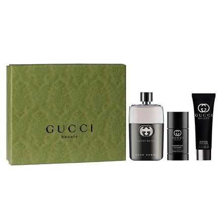 Gucci-Guilty-Pour-Homme-Coffret---Perfume-Masculino-EDT-+-Gel-de-Banho-+-Desodorante-Kit--1