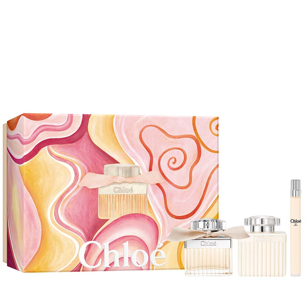 3-3297 CHLOE オードパルファム コフレセット EDP SP Chloé Kit Coffret Perfume Feminino EDP Body Lotion Travel Size