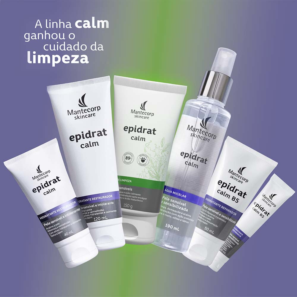 Gel de Limpeza Facial Epidrat Calm Mantecorp Skincare