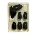 Unhas Postiças Macrilan Estilo Bailarina Preto - UP408