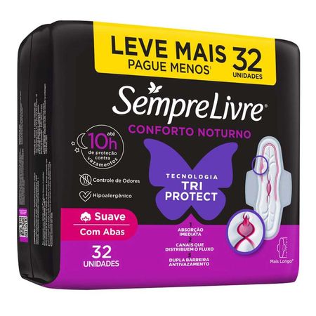 Absorvente-Externo-Nortuno-Sempre-Livre-Adapt-Plus-Noite-e-Dia-Suave---Leve-Mais-Pague-Menos-32Un--1