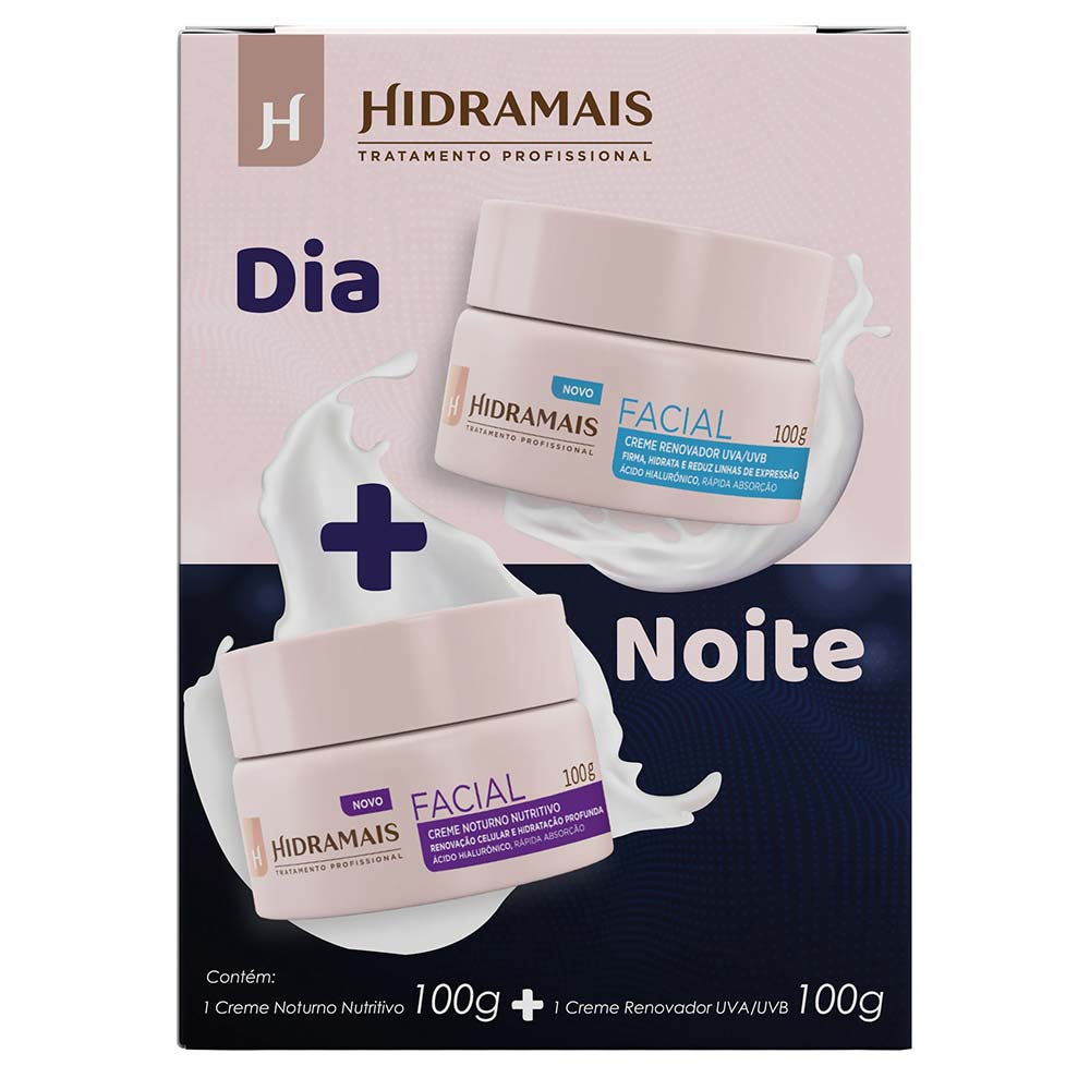 Kit Hidramais Dia e Noite - Com 2 Cremes Faciais - Época Cosméticos