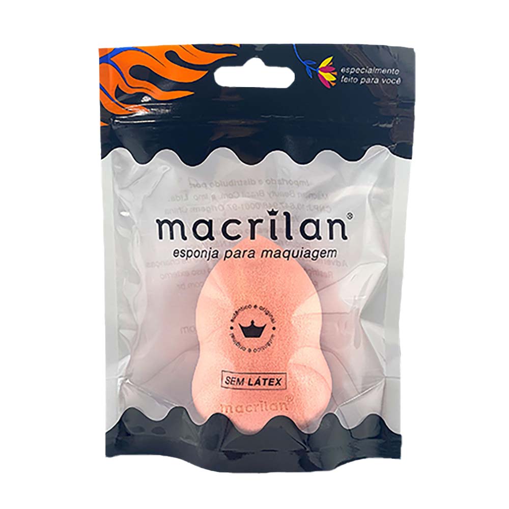 Esponja Gota para Maquiagem Macrilan EP08