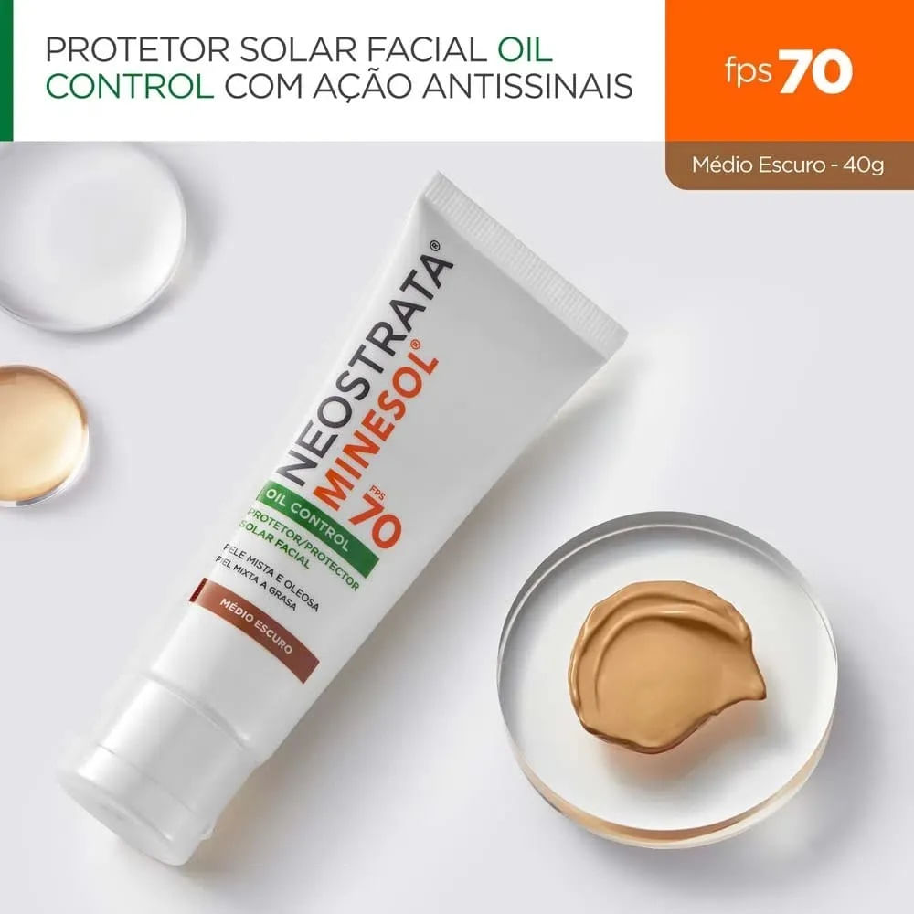 Protetor Solar Facial Neostrata Minesol Oil Control FPS 70
