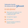 Sabonete Líquido Refil Johnson’s - Da Cabeça aos Pés 180ml