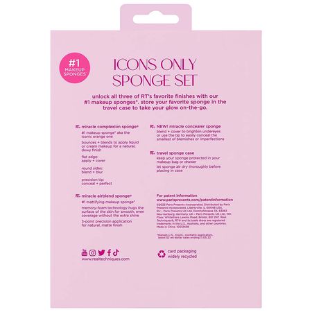 Real-Techniques-Icons-Only-Sponge-Kit-com-3-Esponjas-Miracle-e-1-Estojo-Kit--2