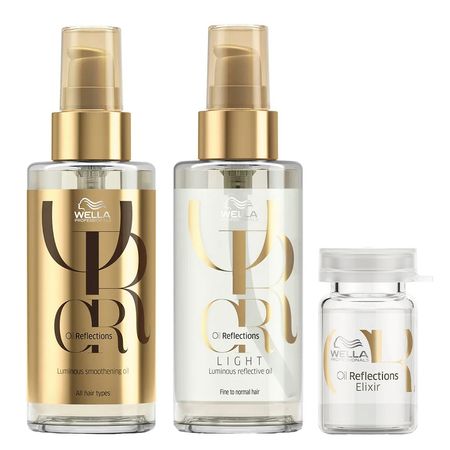 Wella-Professionals-Oil-Reflections-Kit---Óleo-Capilar-Smoothening-+-Óleo-Capilar-Light-+-Ampola-Kit--1