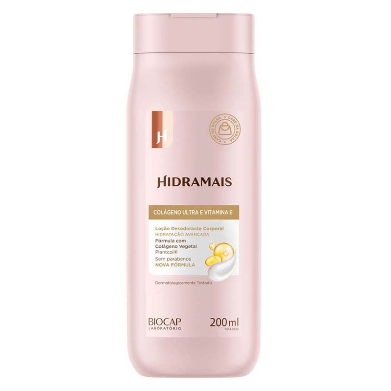 Loção Desodorante Corporal Hidramais - Colágeno e Vitamina E - 200ml