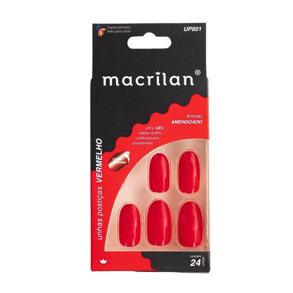 Unhas Postiças Macrilan Formato Amendoado