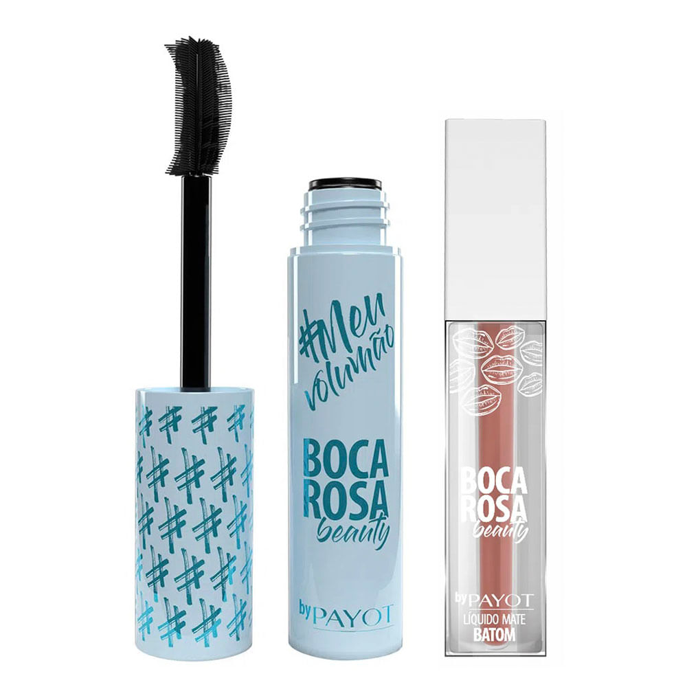 Boca Rosa By Payot Kit - Máscara para Cílios + Batom Líquido