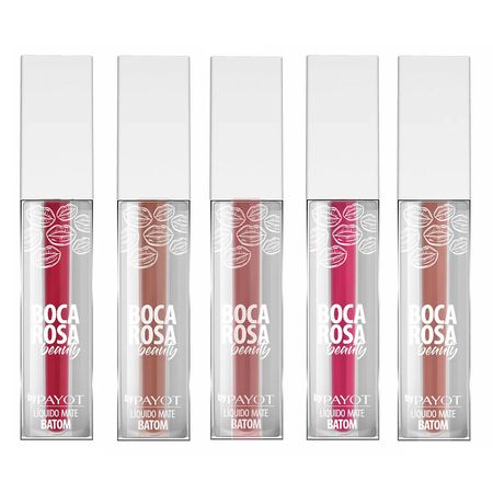 Boca-Rosa-Beauty-By-Payot-Kit-com-5-Batons-Líquidos-Kit--1