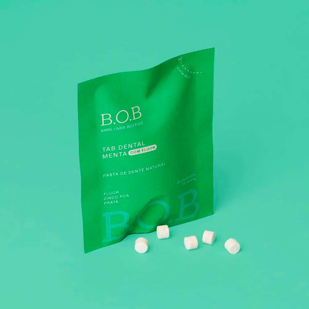 Pastilha Dental Bob com Flúor