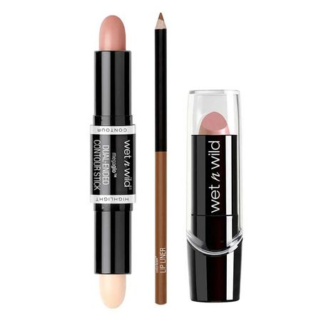wet-n-wild-Kit---Lápis-Delineador-Labial-+-Bastão-de-Contorno-+-Batom-Cremoso-Kit--1