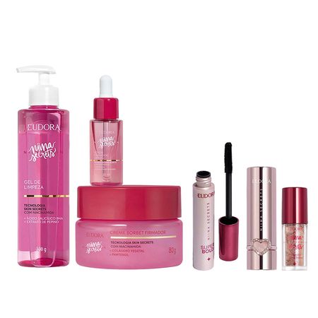 Niina-Secrets-by-Eudora-Kit-–-Delineador-+-Máscara-de-Cílios-+-Creme-Facial-+-Sérum-+-Gel-de-Limpeza-+-Batom-Kit--1