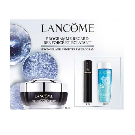 Lancôme-Génifique-Kit---Creme-de-Olhos-+-Mini-Máscara-de-Cílios-+-Demaquilante-Kit--2