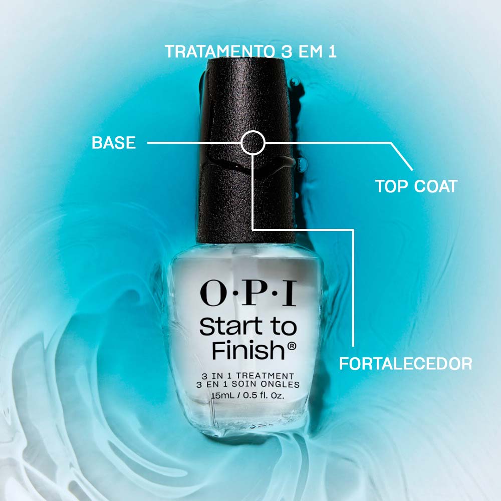 Tratamento para Unhas 3 em 1 O.P.I - Start To Finish