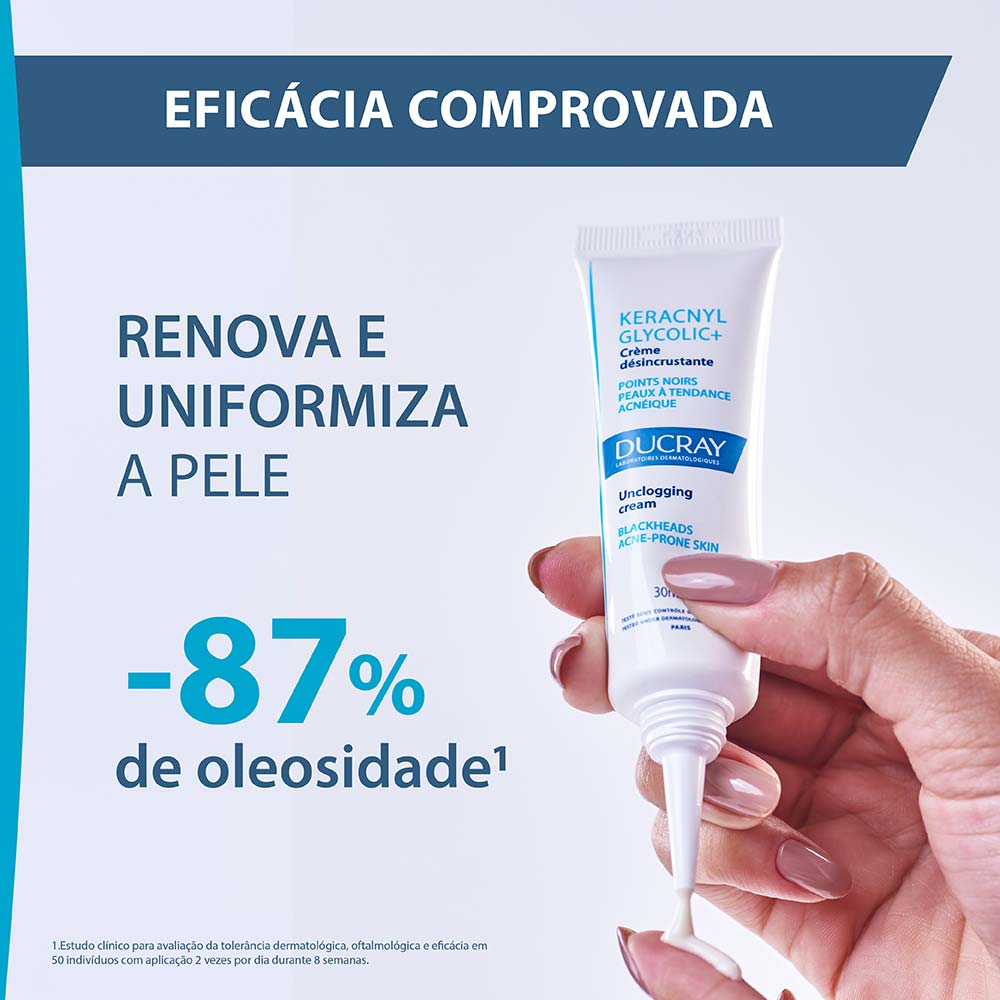 Creme Desincrustante Ducray Keracnyl - Glycolic+