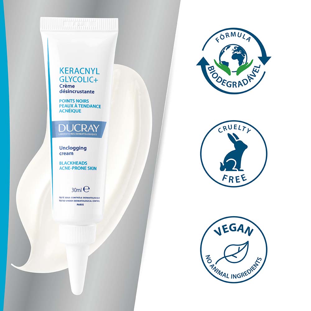 Creme Desincrustante Ducray Keracnyl - Glycolic+