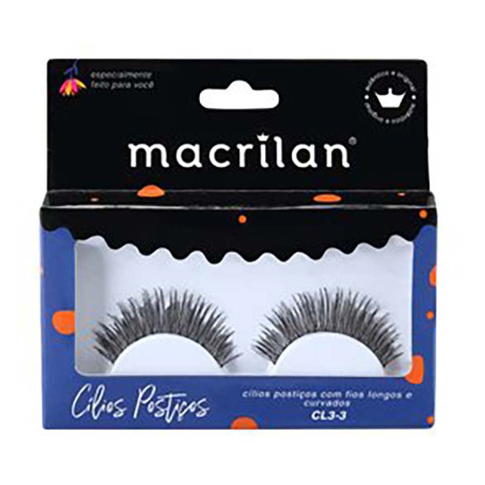 Cílios Postiços Macrilan - Fios Longos CL3