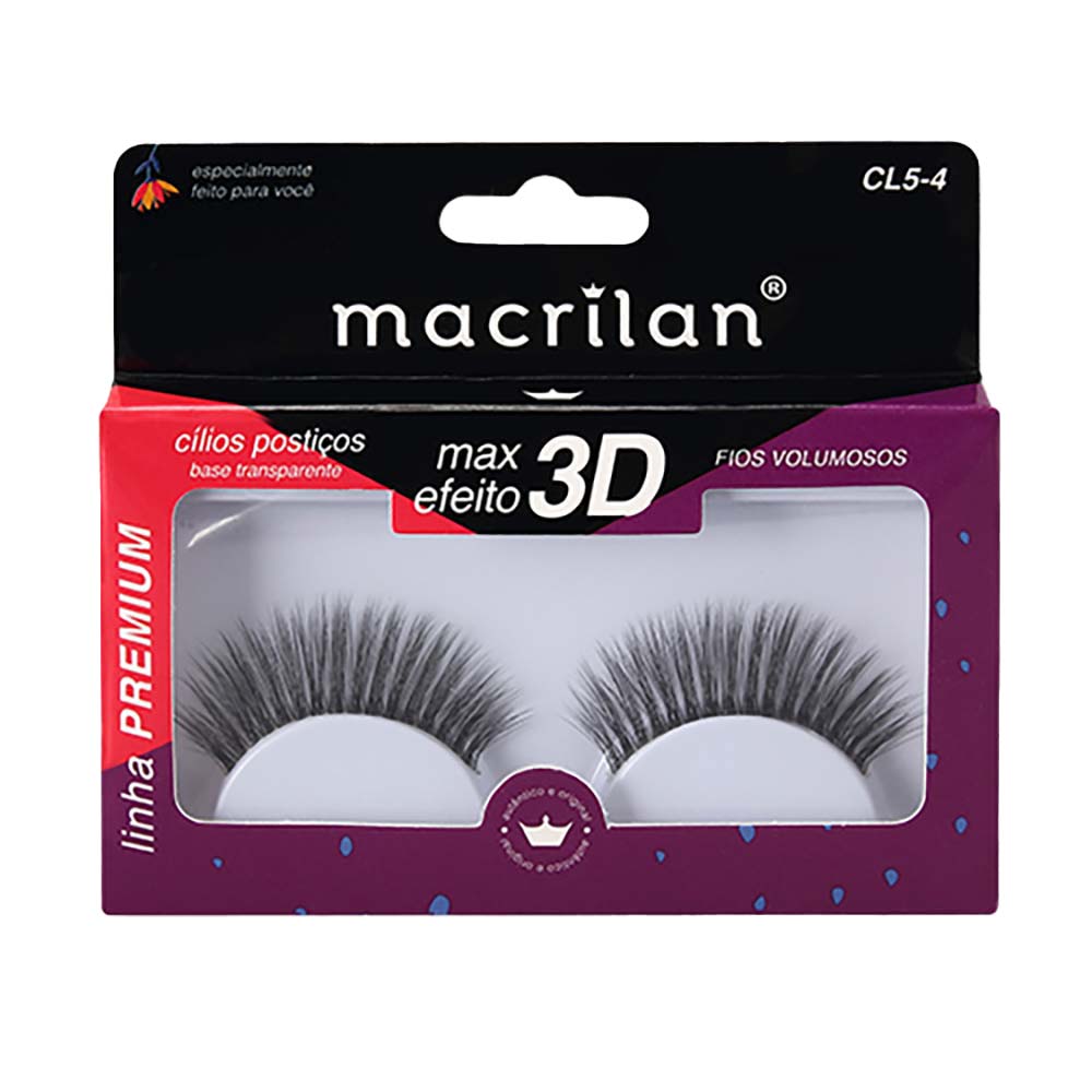 Cílios Postiços Macrilan - Fios Volumosos CL5-4