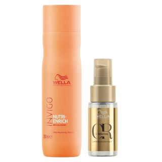 Wella Professionals Invigo Nutri-Enrich Kit – Shampoo + Óleo Capilar Smoothening