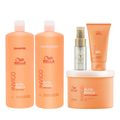 Wella Professionals Invigo Nutri-Enrich Kit – Shampoo + Condicionador + Máscara + Creme + Óleo Light Kit
