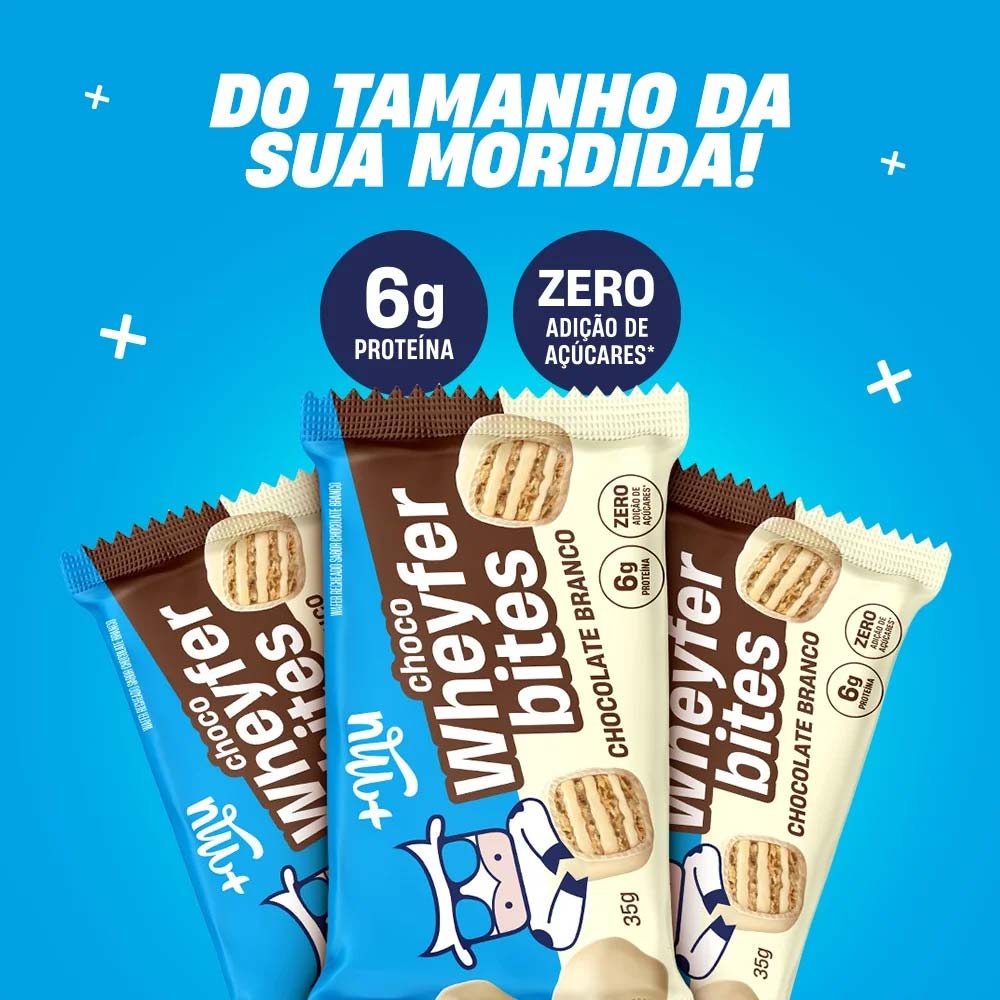 Chocowheyfer Bites +Mu – Chocolate Branco