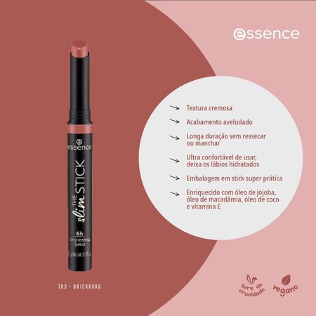 Batom-Cremoso-Essence---The-Slim-Stick-103-Brickroad--6