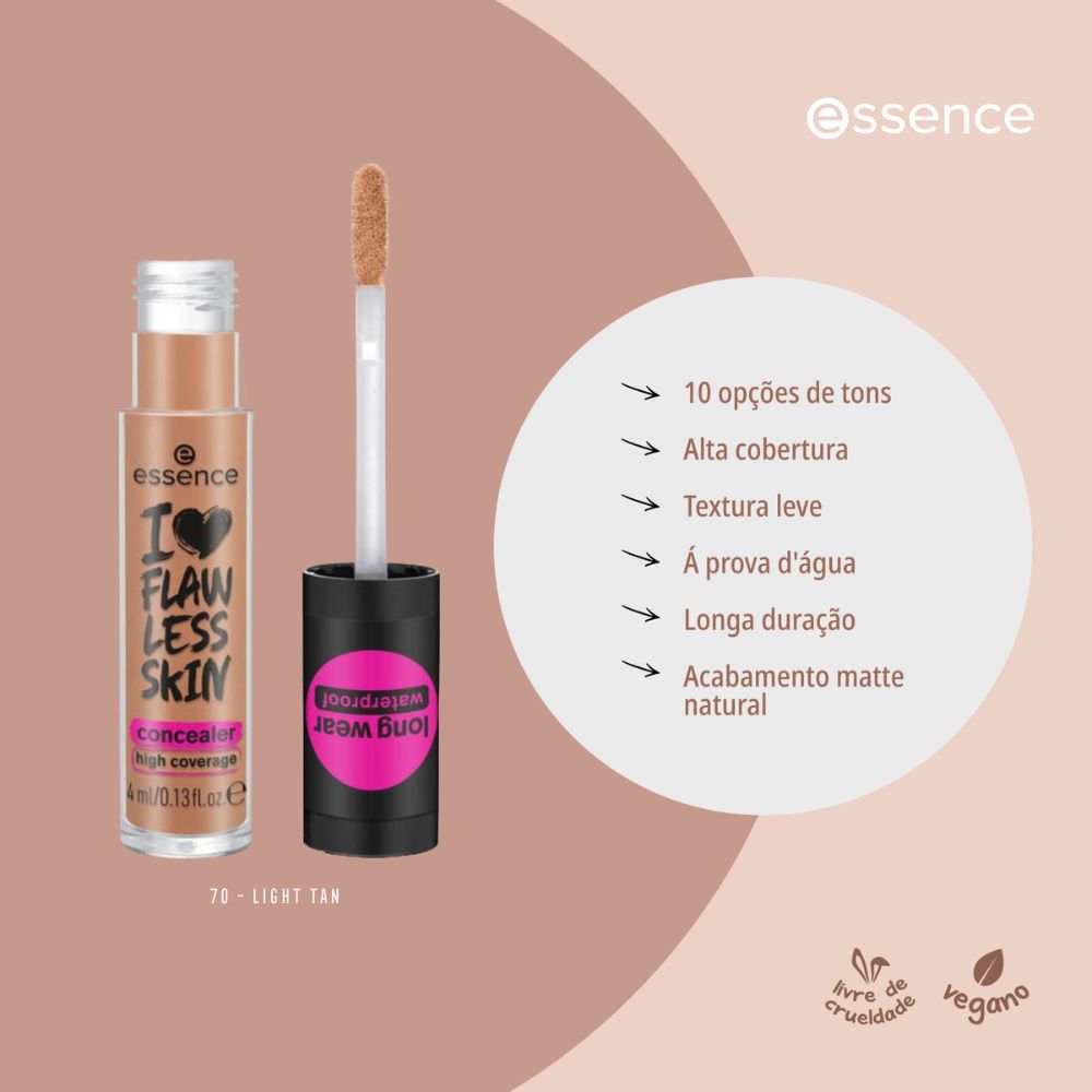 Corretivo Líquido Essence - I Love Flawless Skin