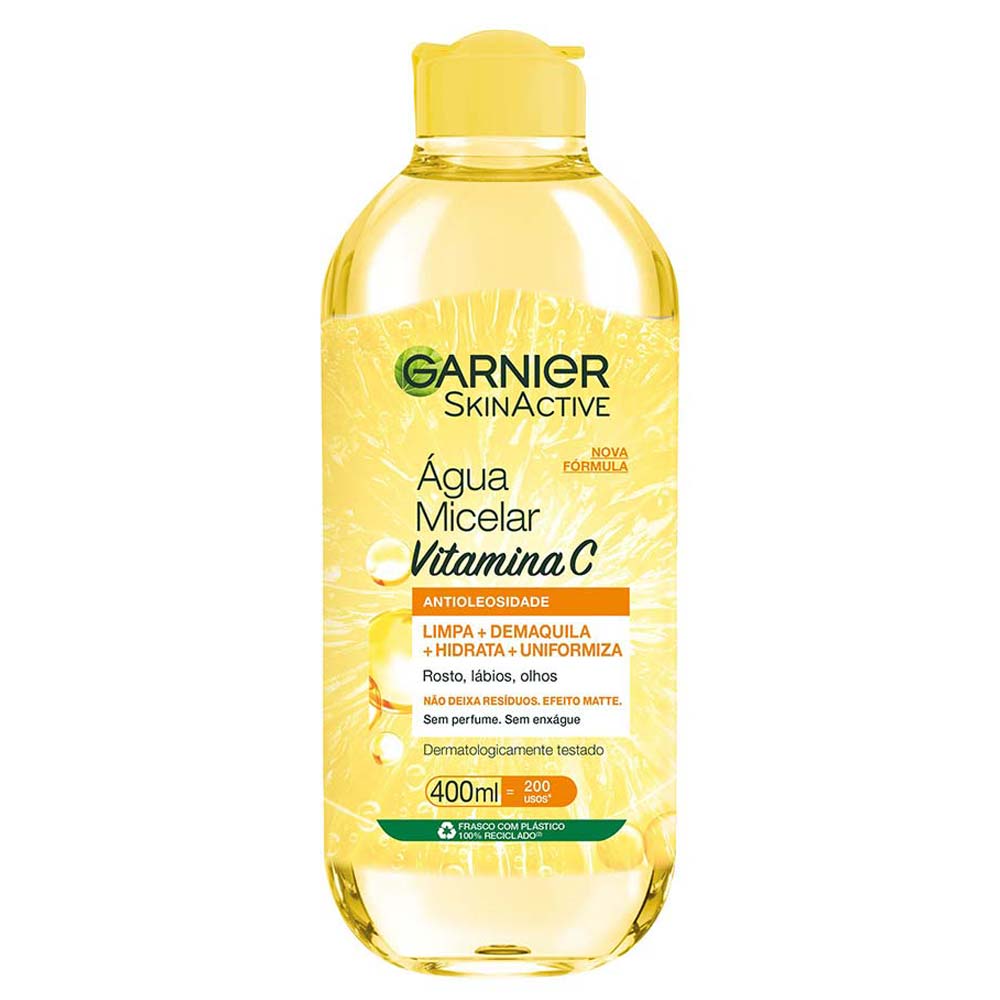 Água Micelar Antioleosidade Garnier Vitamina C