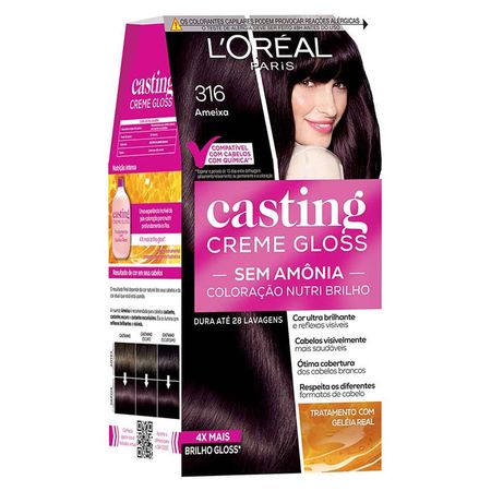 Coloração-Casting-Creme-Gloss-L’Oréal-Paris-–-Tons-Escuros-316-Ameixa--1