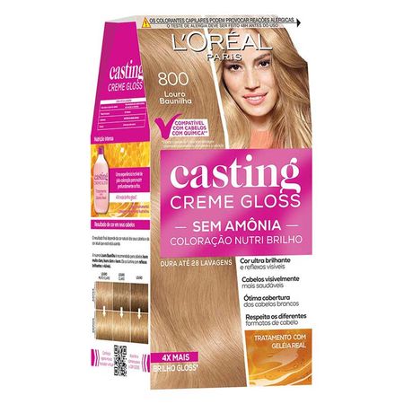 Coloração-Casting-Creme-Gloss-L’Oréal-Paris-–-Tons-Claros-800-Louro-Baunilha--1