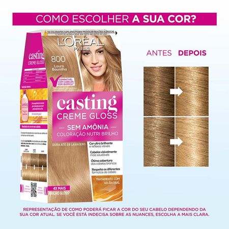 Coloração-Casting-Creme-Gloss-L’Oréal-Paris-–-Tons-Claros-800-Louro-Baunilha--3