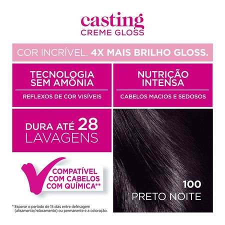 Coloração-Casting-Creme-Gloss-L'Oréal-Paris-100-Preto-Noite--4