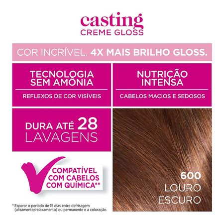 Coloração-Casting-Creme-Gloss-L'Oréal-Paris-600-Louro-Escuro--4