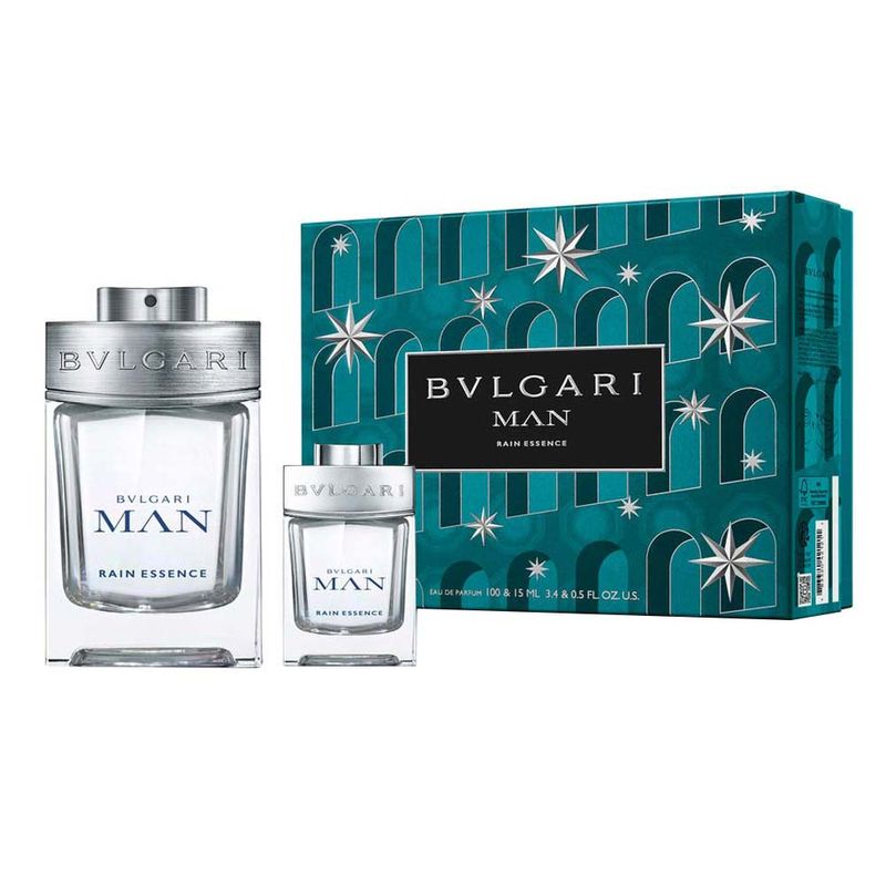 Coffret Bvlgari Man Rain Essence Kit - Perfume Masculino EDP +