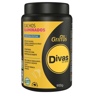 Griffus Divas do Brasil Cachos Iluminados Creme Para Pentear