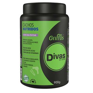 Griffus Divas do Brasil Cachos Nutridos Creme Para Pentear